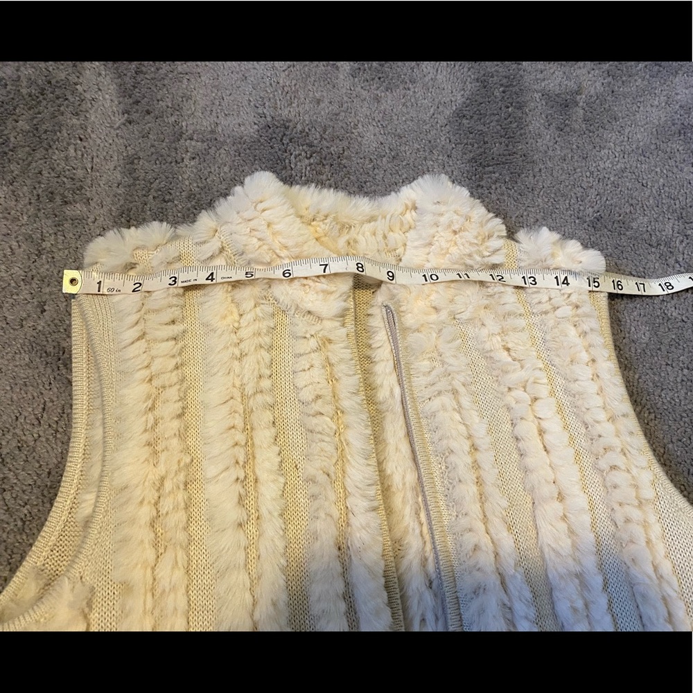 Vintage Rabbit fur vest - Picture 11 of 14